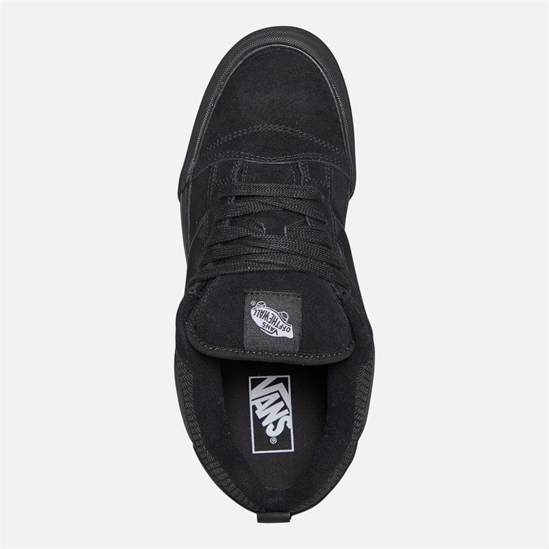 Vans Mens Knu Skool Trainers Black/Black - Image 4