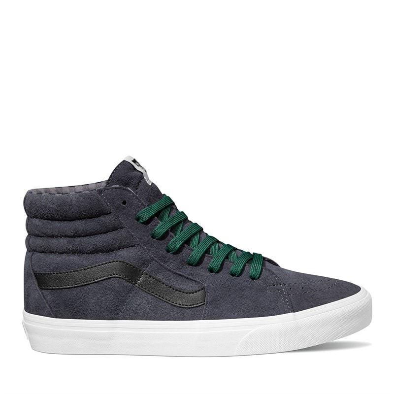 Vans Sk8-Hi Suede Trainers Grey/Black - Image 1