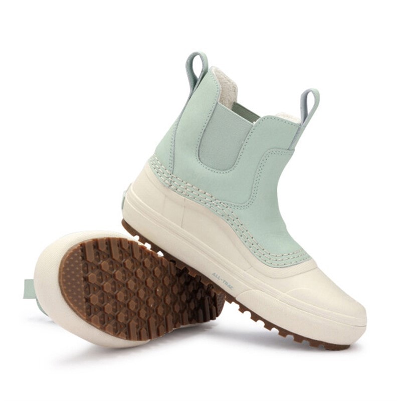 Vans Womens MTE Standard Mid Chelsea Boots Gray Olive - Image 1