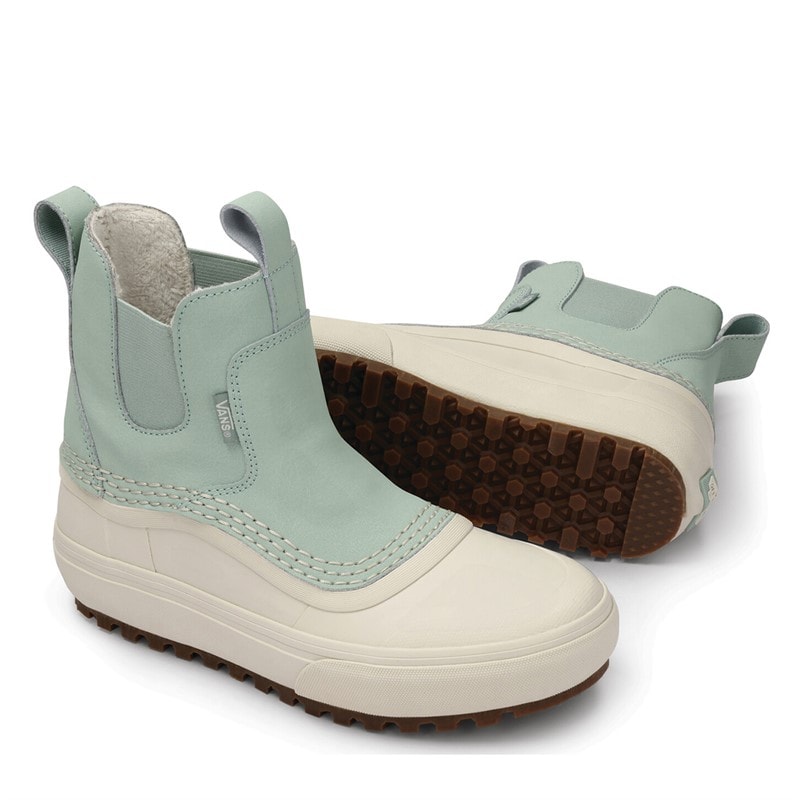 Vans Womens MTE Standard Mid Chelsea Boots Gray Olive - Image 2