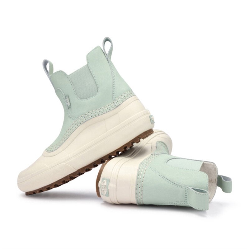 Vans Womens MTE Standard Mid Chelsea Boots Gray Olive - Image 4