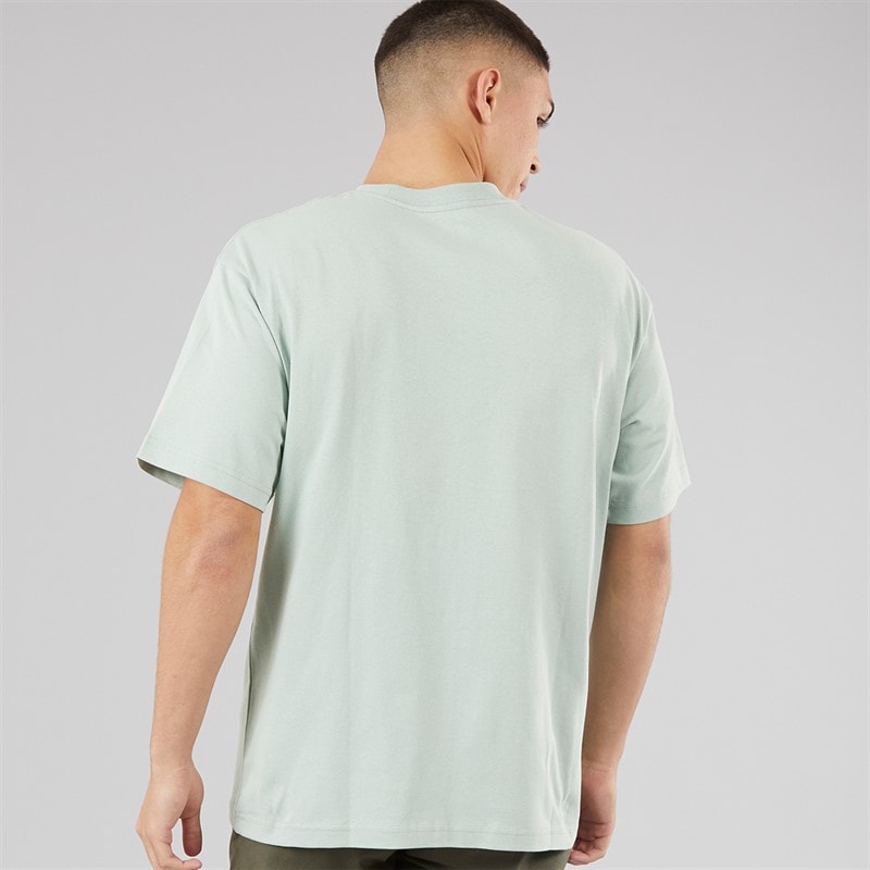 Vans Mens Salton Loose T-Shirt Gray Olive - Image 2