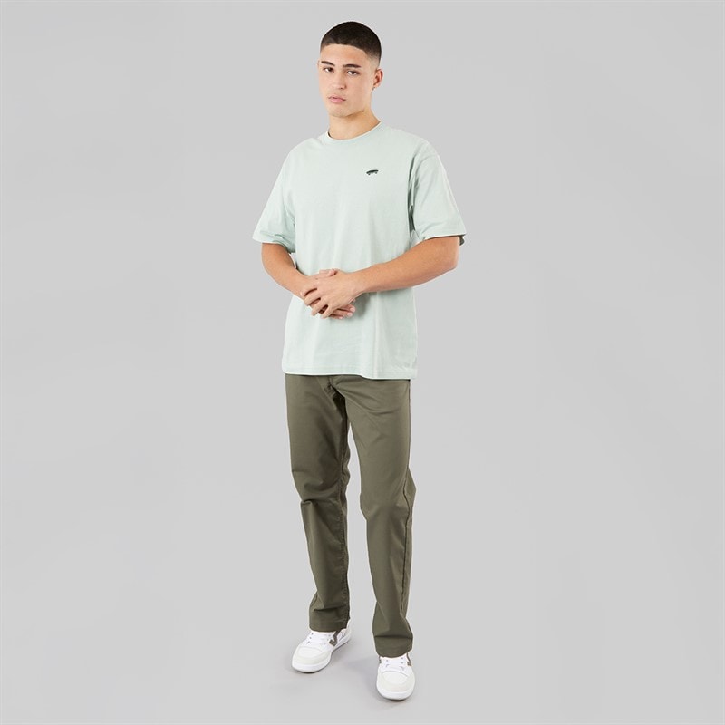 Vans Mens Salton Loose T-Shirt Gray Olive - Image 4