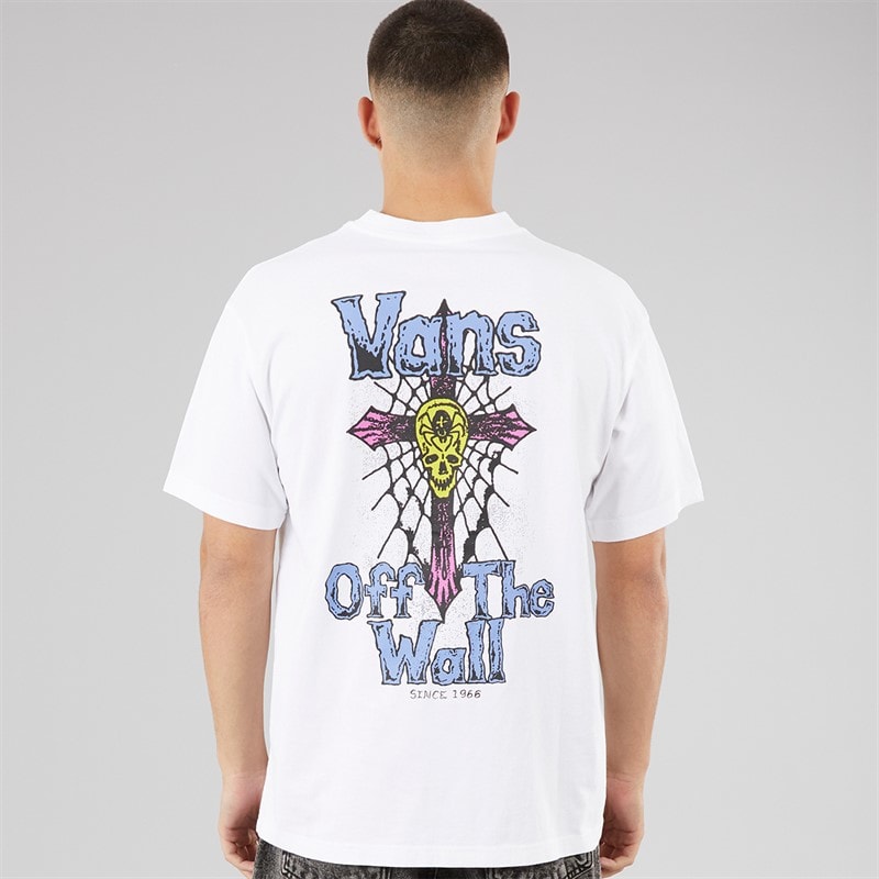 Vans Mens Legacy Loose T-Shirt White - Image 3