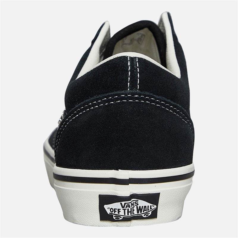 Vans Womens Old Skool Trainers Black/Metallic - Image 3