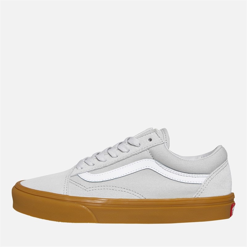 Vans Junior Old Skool Trainers Gray/Gum - Image 1