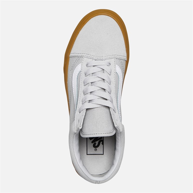 Vans Junior Old Skool Trainers Gray/Gum - Image 4