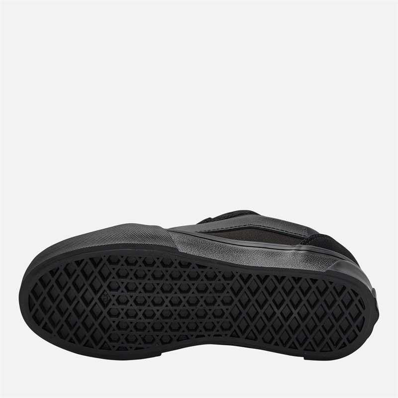 Vans Kids Knu Skool Trainers Triple Black - Image 2