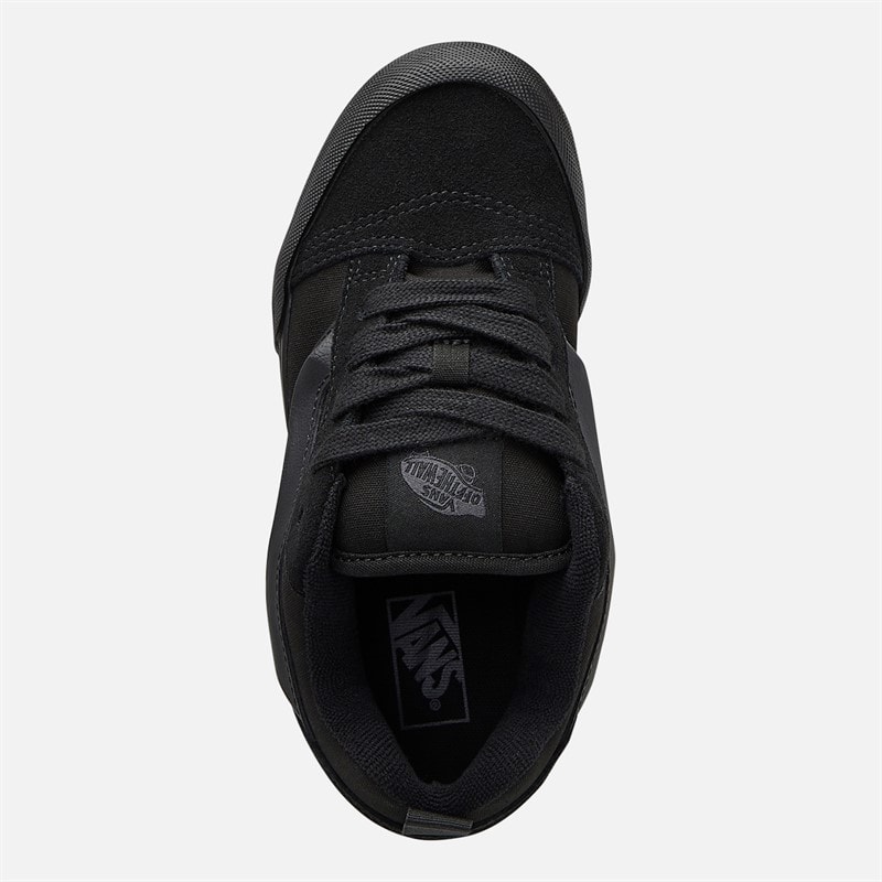 Vans Kids Knu Skool Trainers Triple Black - Image 4