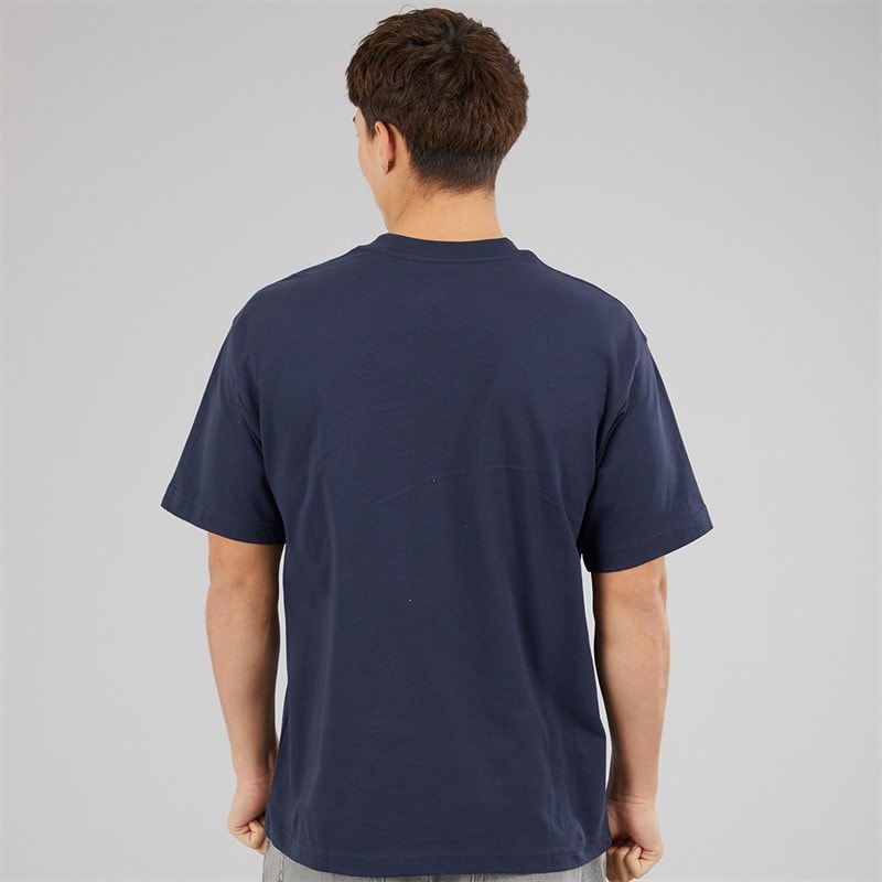 Vans Mens Left Chest Logo Loose T-Shirt Parisian Night - Image 2