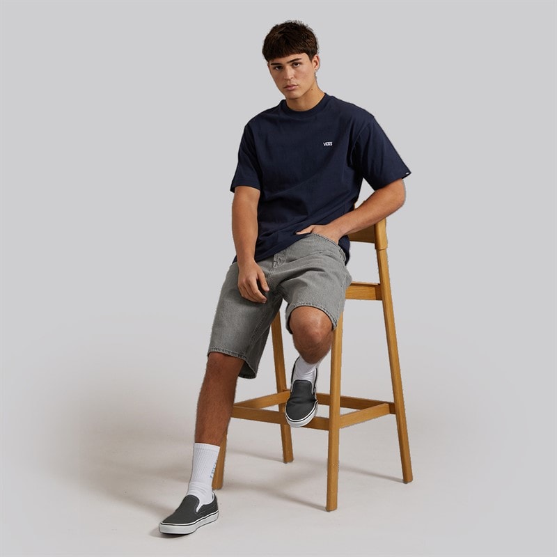 Vans Mens Left Chest Logo Loose T-Shirt Parisian Night - Image 4
