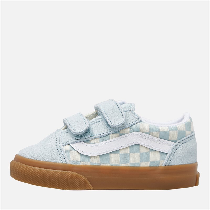 Vans Infant Old Skool Velcro Trainers Dawn Mist - Image 1