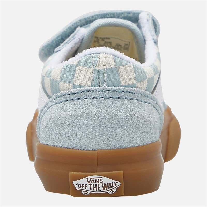 Vans Infant Old Skool Velcro Trainers Dawn Mist - Image 3