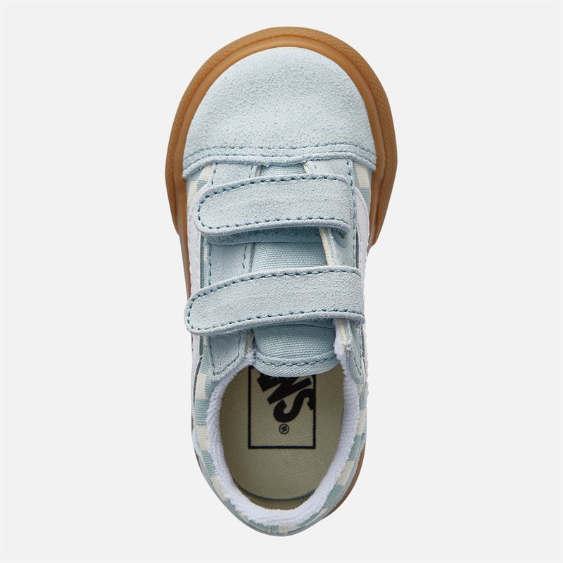 Vans Infant Old Skool Velcro Trainers Dawn Mist - Image 4