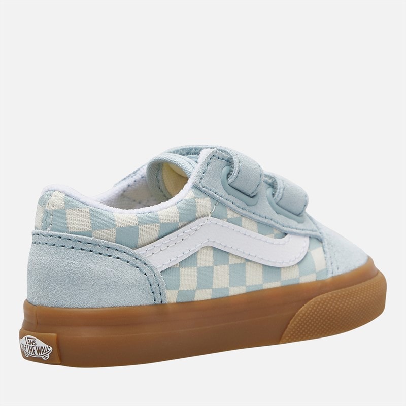 Vans Infant Old Skool Velcro Trainers Dawn Mist - Image 5