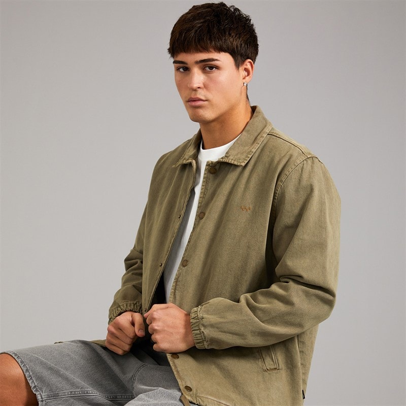 Vans Mens Denim Torrey Coaches Jacket Bay Leaf