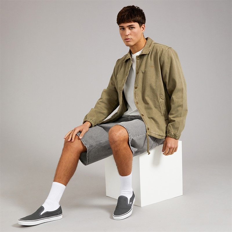 Vans Mens Denim Torrey Coaches Jacket Bay Leaf - Image 4