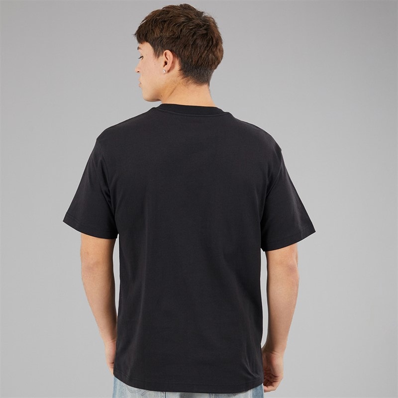 Vans Mens Blocked Box Logo Loose T-Shirt Black - Image 2