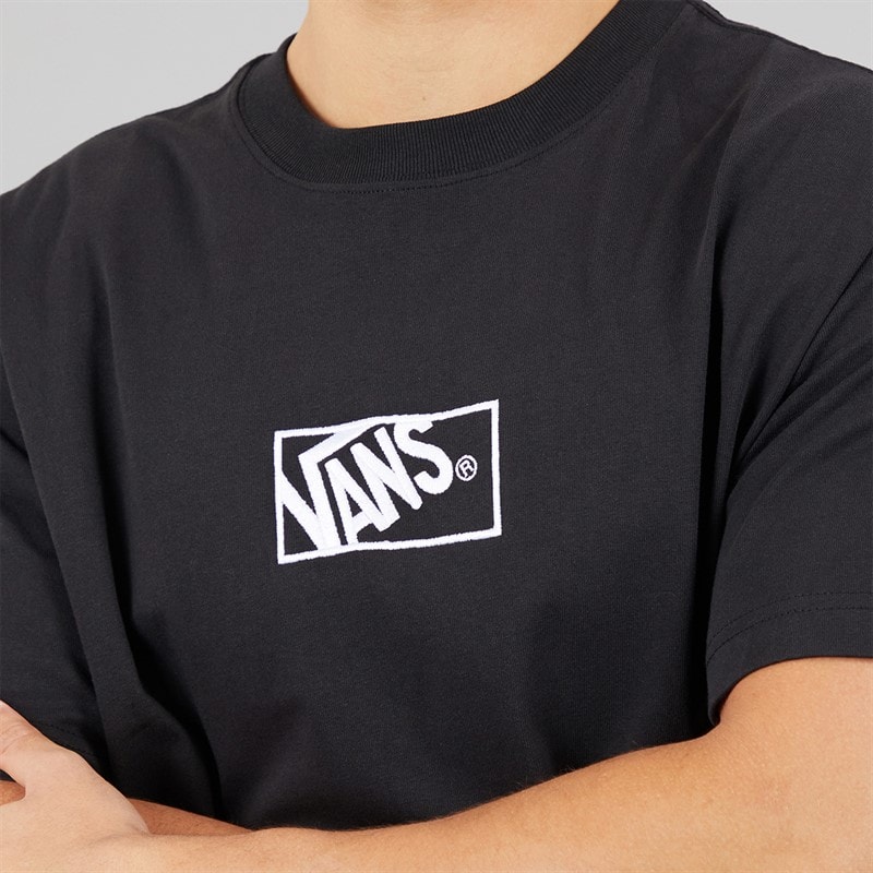 Vans Mens Blocked Box Logo Loose T-Shirt Black - Image 5