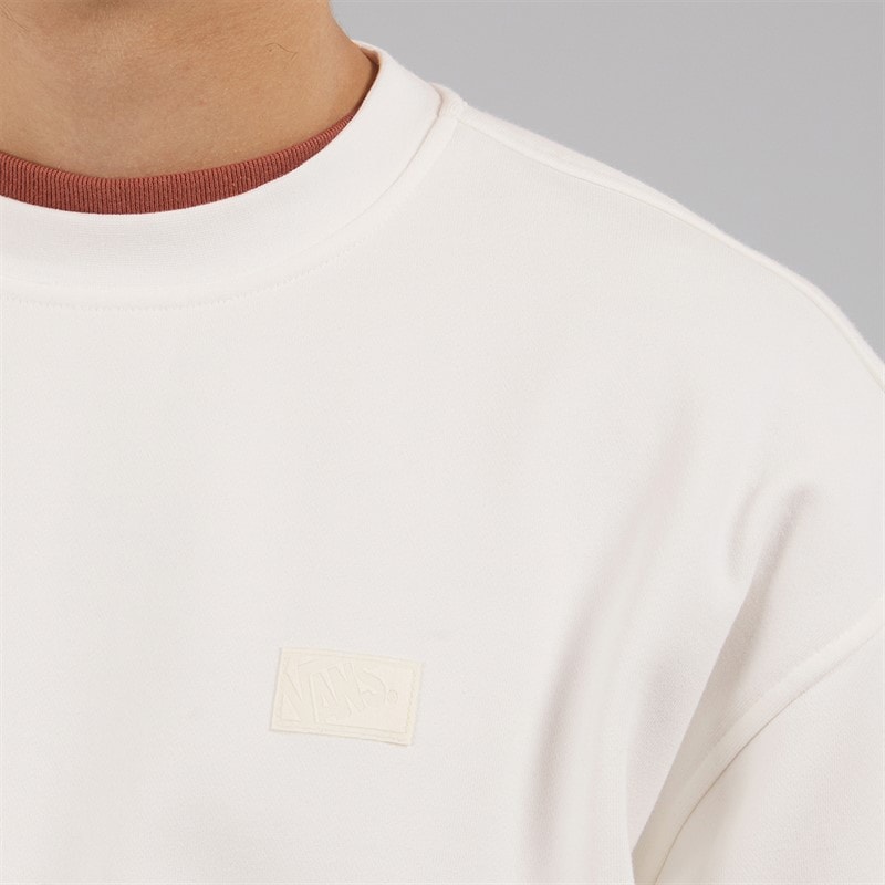 Vans Mens Premium Crew Neck Sweatshirt Egret - Image 3