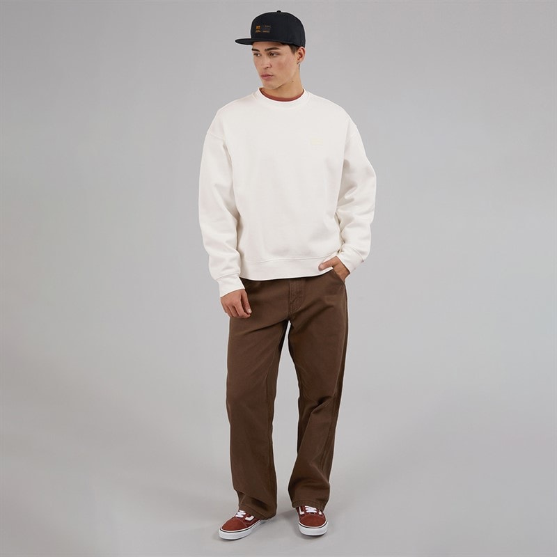 Vans Mens Premium Crew Neck Sweatshirt Egret - Image 4