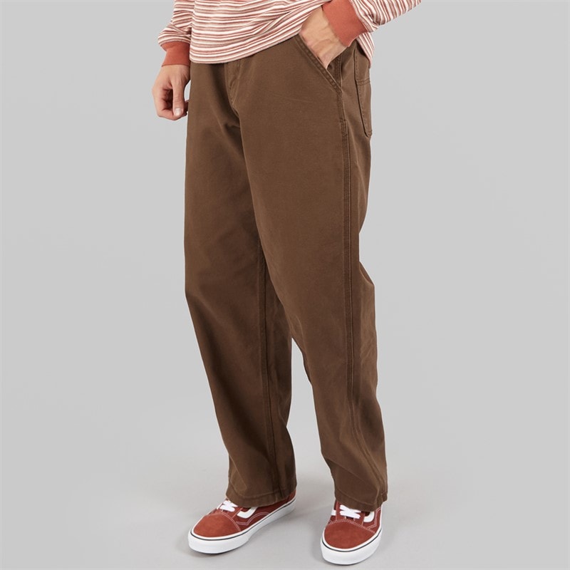 Vans Mens Drill Chore Loose Fit Chinos Vintage Cocoa - Image 1