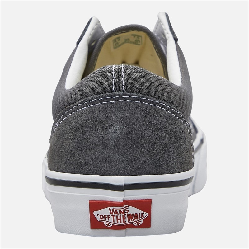 Vans Old Skool Trainers Pewter/True White - Image 3