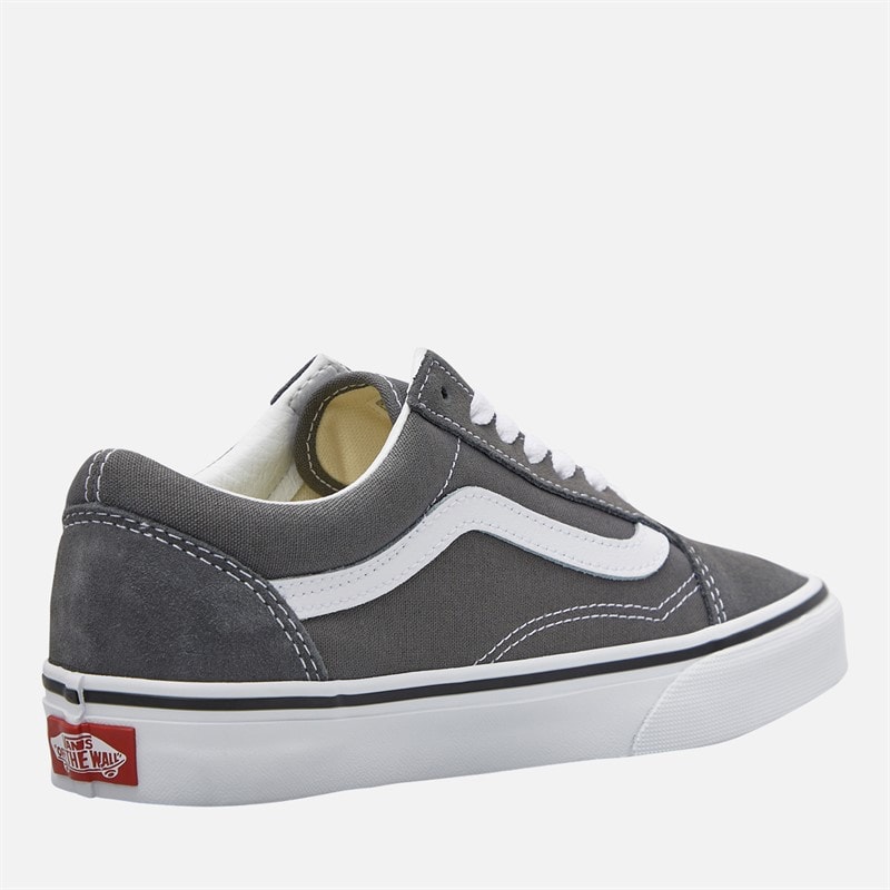 Vans Old Skool Trainers Pewter/True White - Image 5