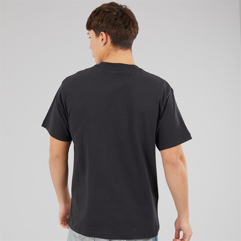Vans Mens Salton Logo Loose T-Shirt Black - Image 2