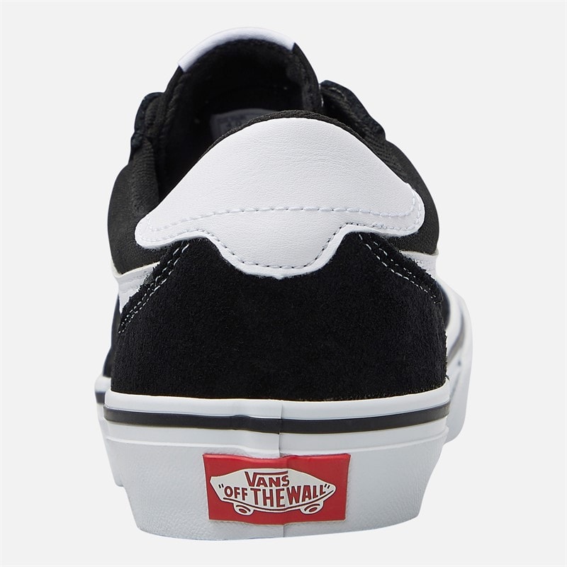 Vans Junior Brooklyn Trainers Black/White - Image 3