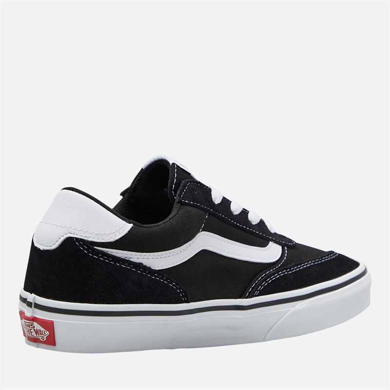 Vans Junior Brooklyn Trainers Black/White - Image 5