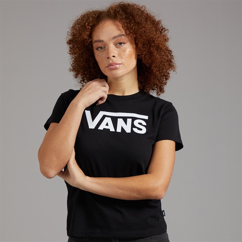 Vans Womens Flying V Logo T-Shirt Black
