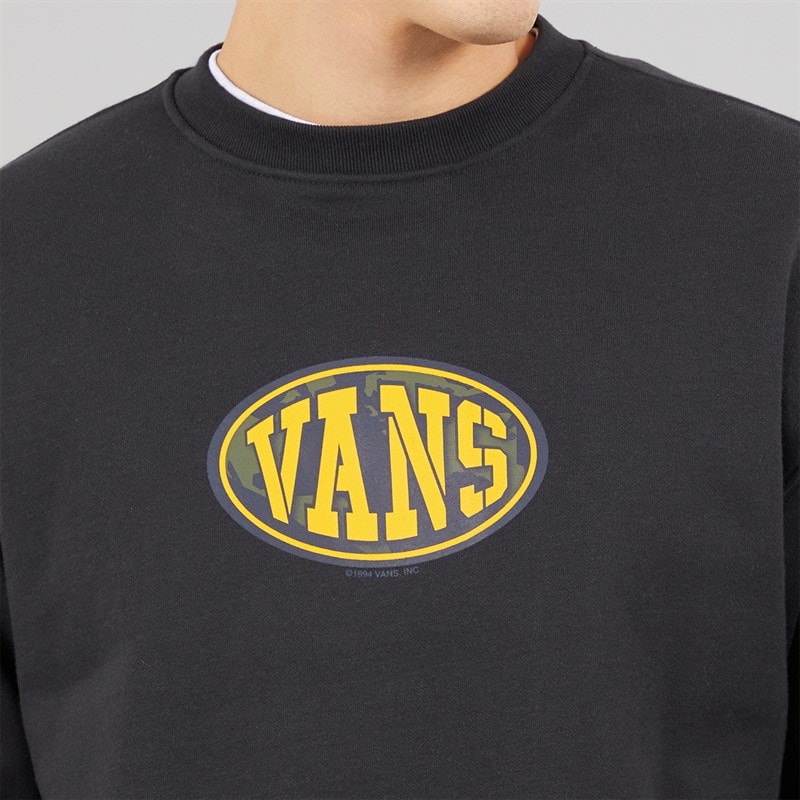 Vans Mens Worldwide 94 Graphic Sweatshirt Black - Image 3