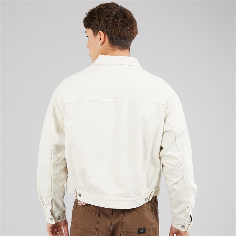 Vans Mens Denim Station Jacket Natural Seed - Image 2