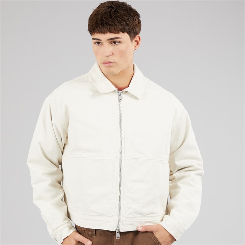 Vans Mens Denim Station Jacket Natural Seed - Image 3