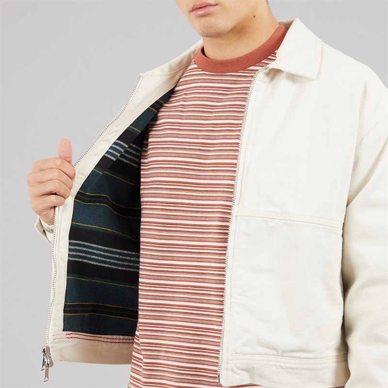 Vans Mens Denim Station Jacket Natural Seed - Image 5