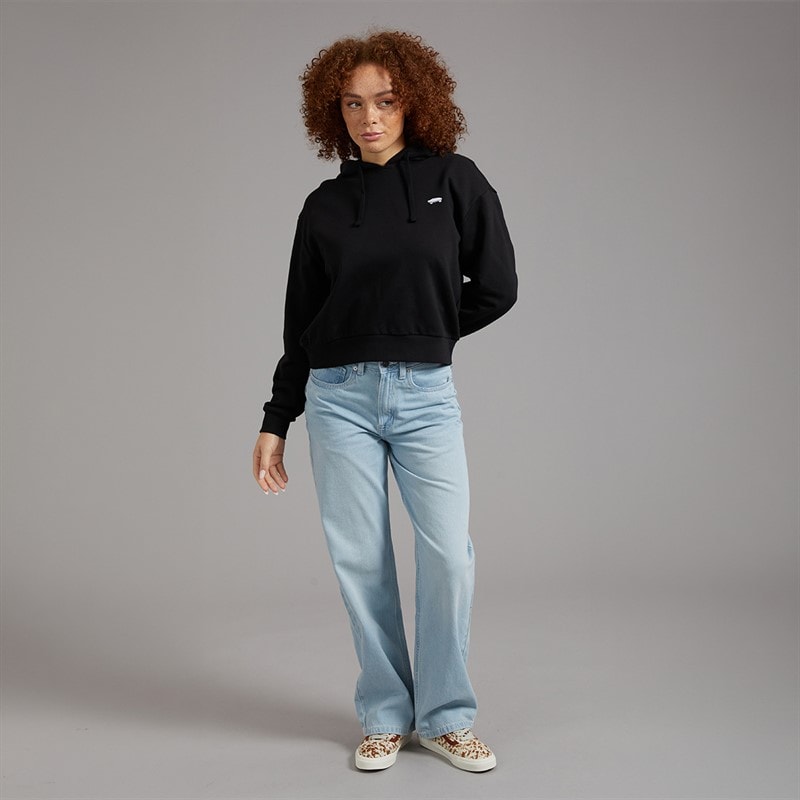 Vans Womens Salton Relaxed Fit Hoodie Black - Image 4