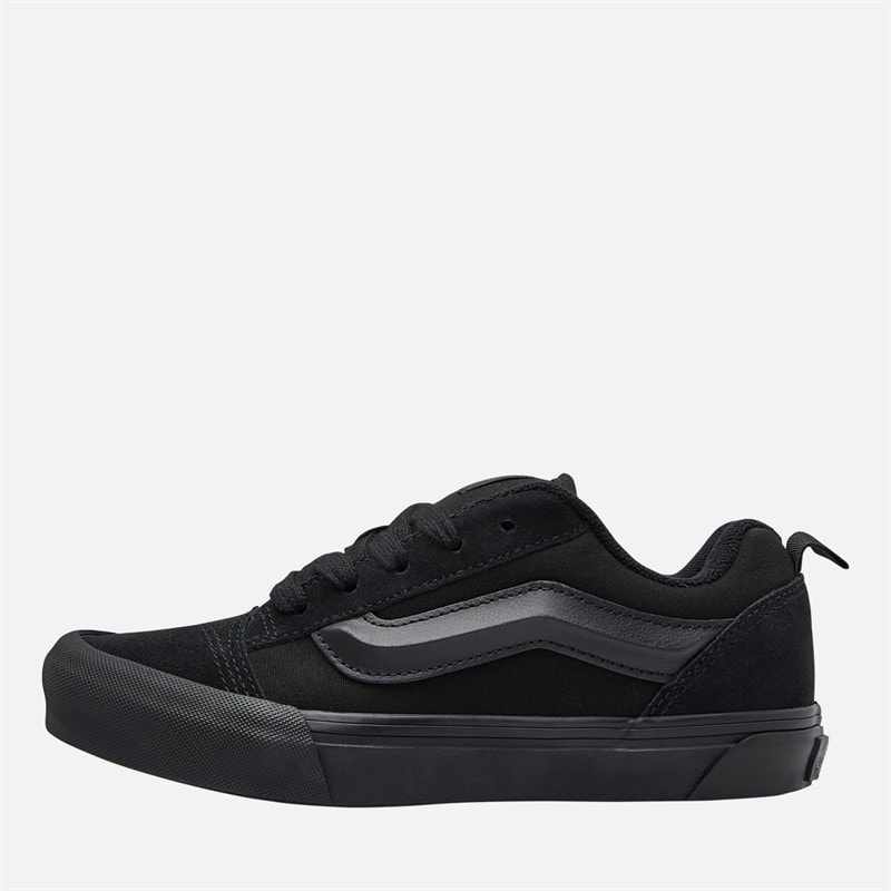 Vans Junior Knu Skool Trainers Triple Black - Image 1