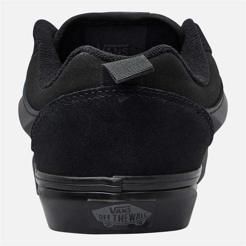 Vans Junior Knu Skool Trainers Triple Black - Image 3