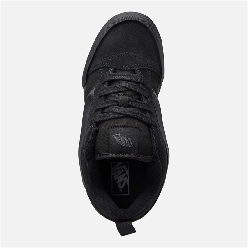 Vans Junior Knu Skool Trainers Triple Black - Image 4