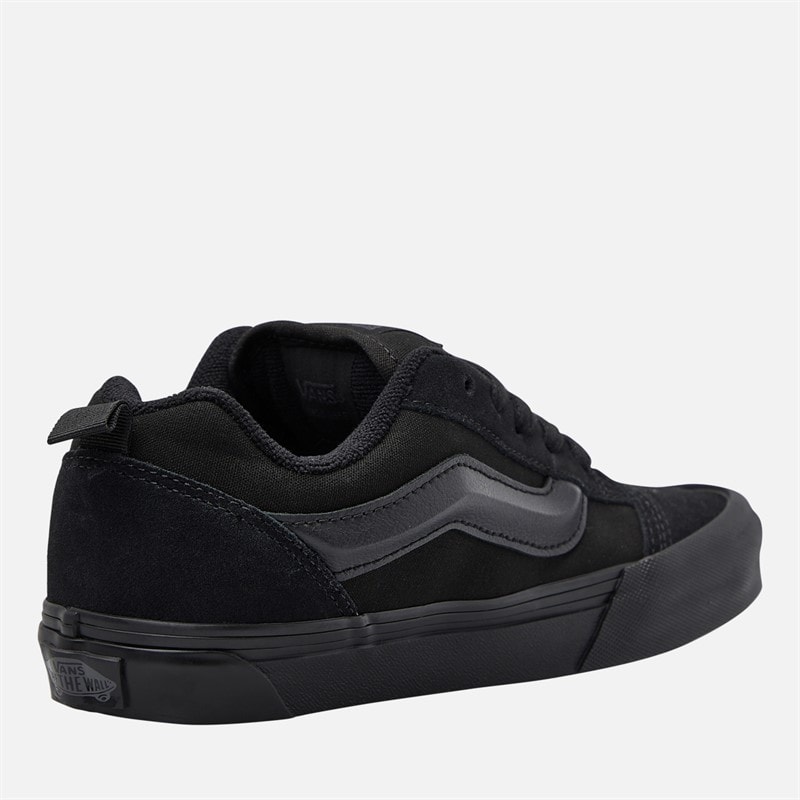Vans Junior Knu Skool Trainers Triple Black - Image 5