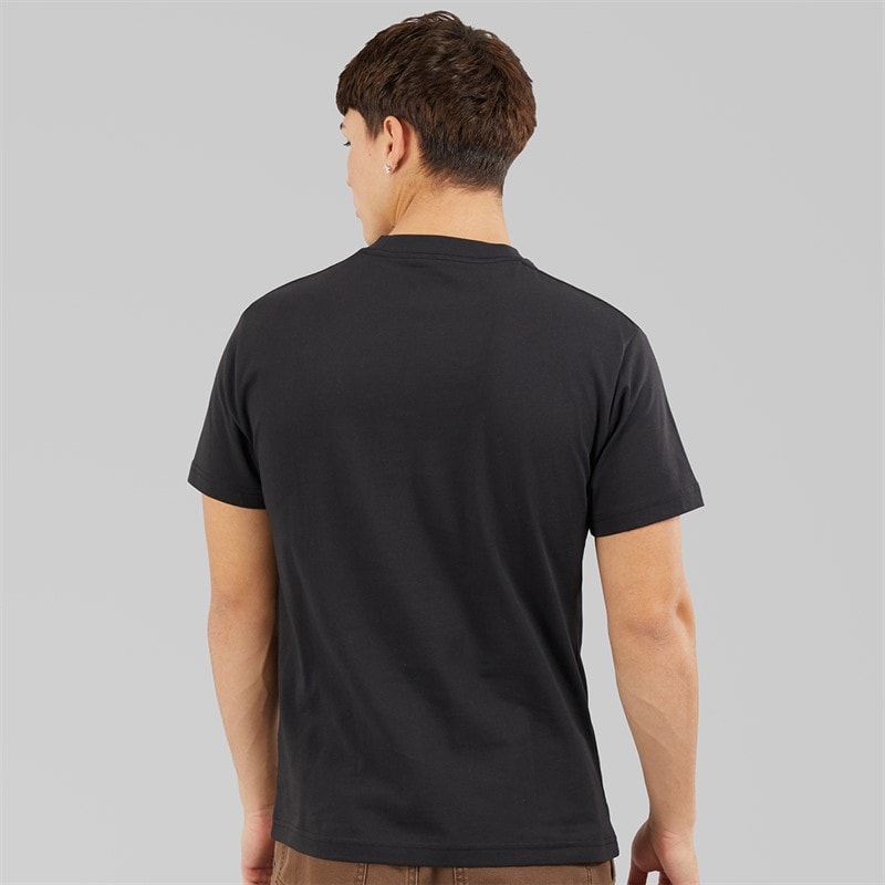 Vans Mens Left Chest Logo T-Shirt Black - Image 2