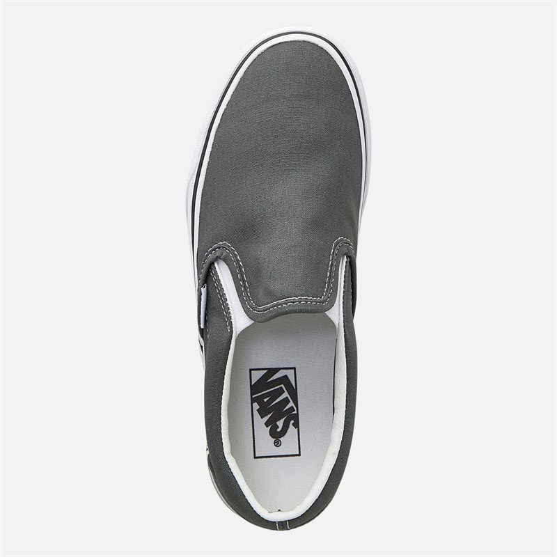 Vans Classic Slip-On Trainers Charcoal - Image 4