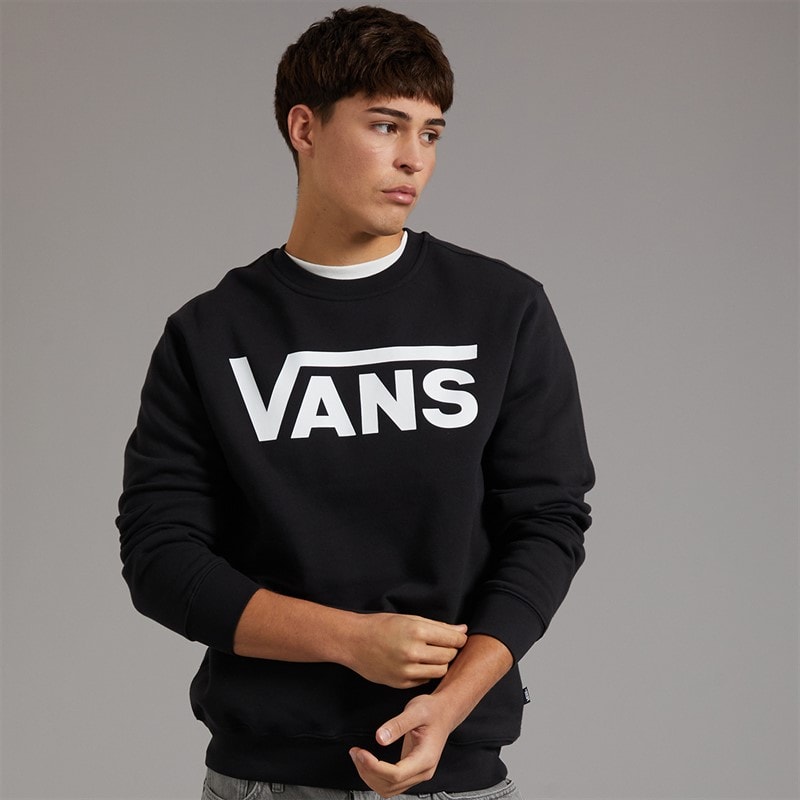 Vans Mens Classic Logo Sweatshirt Black