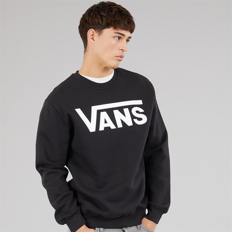 Vans Mens Classic Logo Sweatshirt Black - Image 3