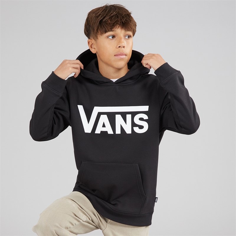 Vans Boys Classic II Logo Hoodie Black - Image 1
