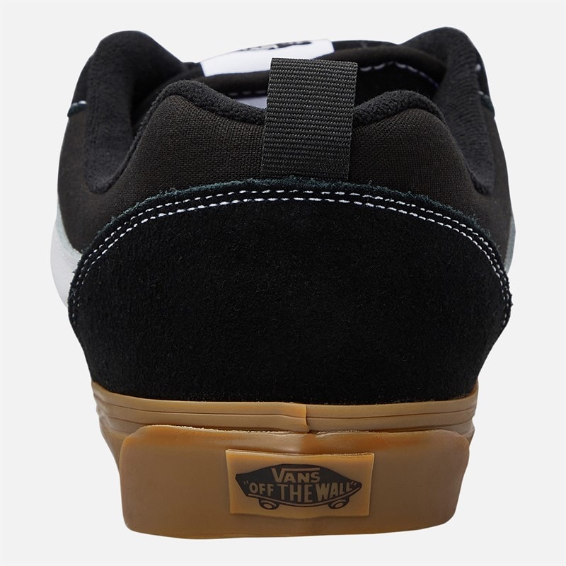 Vans Knu Skool Trainers Black/Gum - Image 3