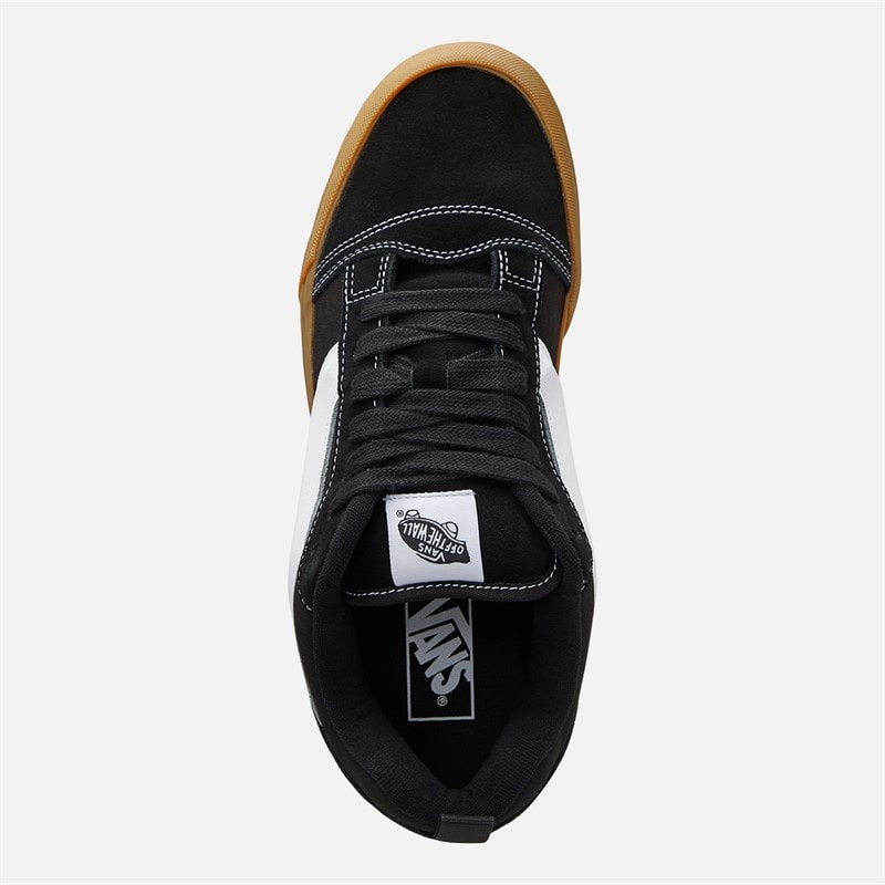 Vans Knu Skool Trainers Black/Gum - Image 4