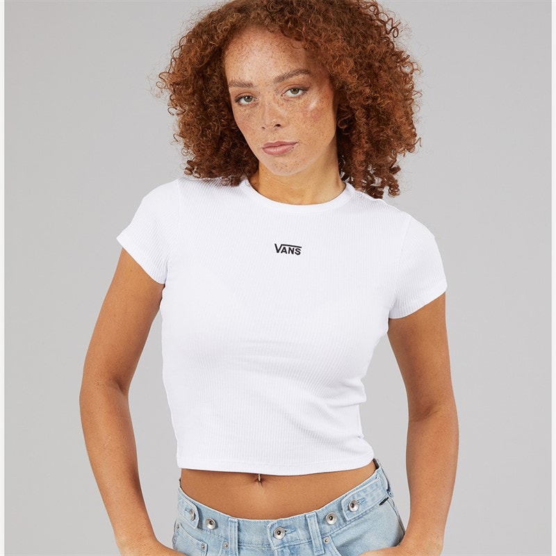 Vans Womens Cameron T-Shirt White - Image 1