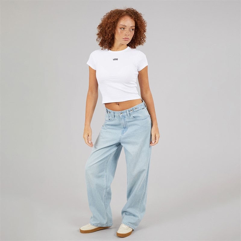Vans Womens Cameron T-Shirt White - Image 4